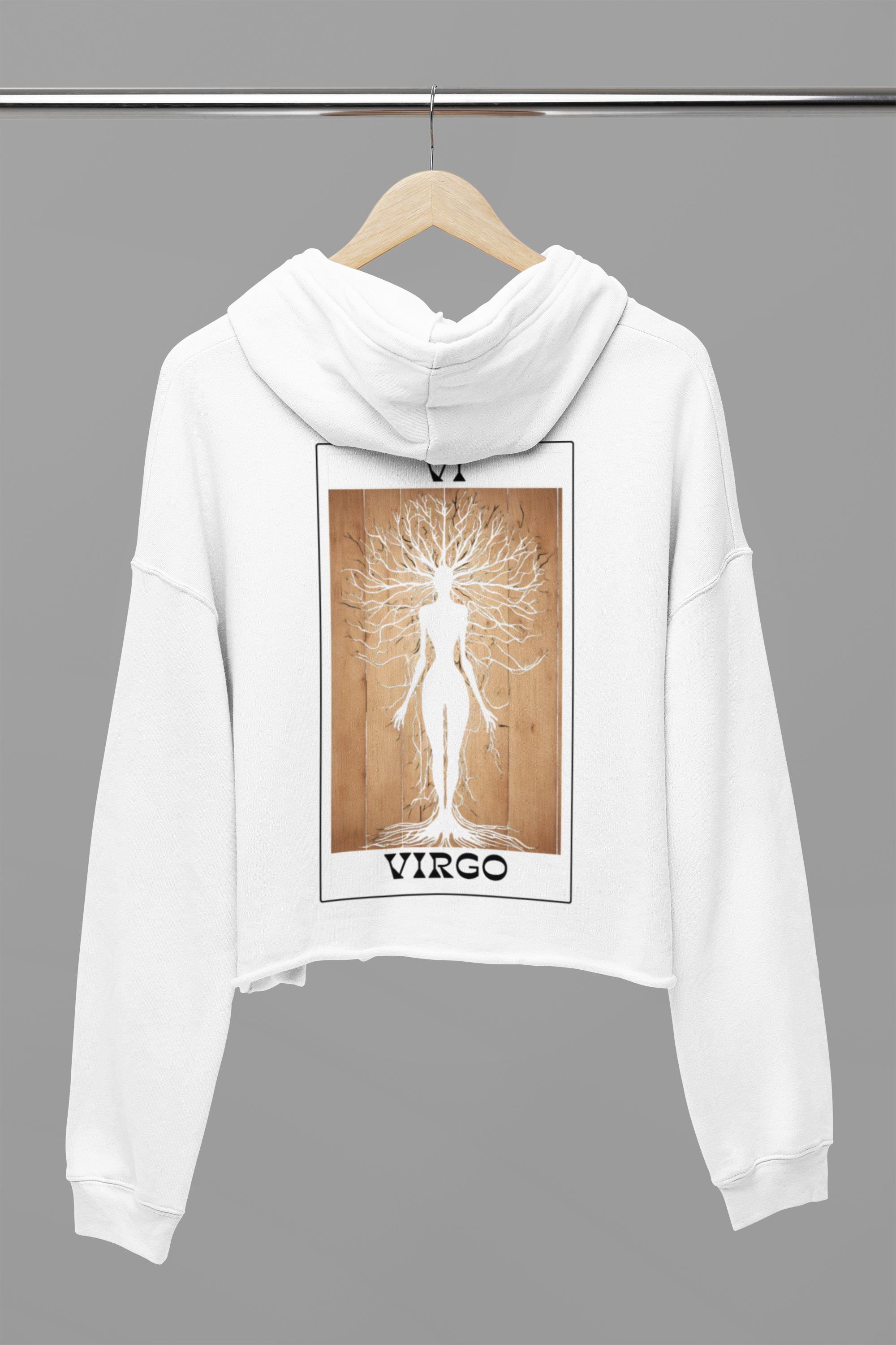 Astro Tarot Cropped Hoodie